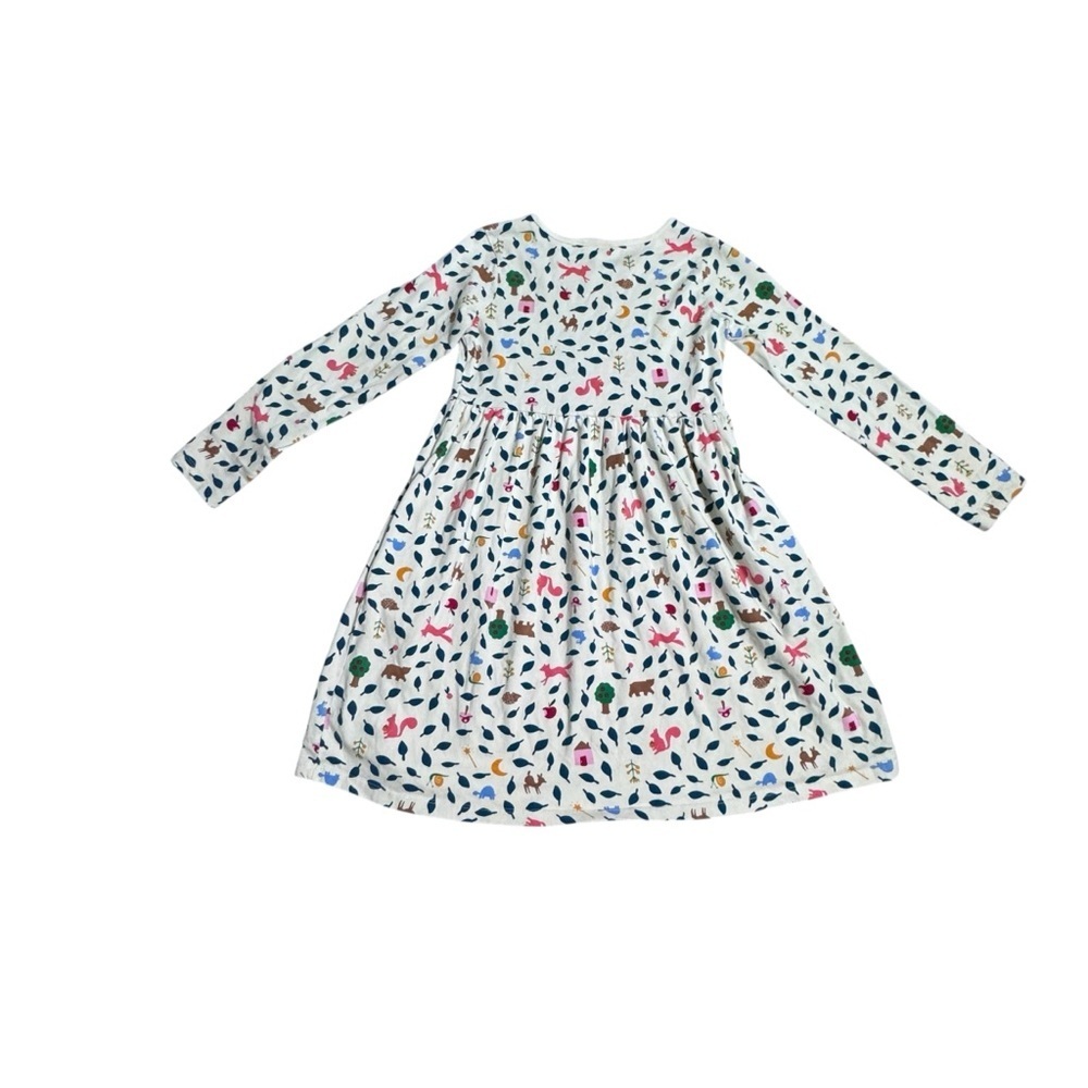 Hanna Andersson Fox and Leaf Print Dress - Picture 2 of 7